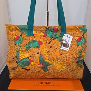 Hermes 1990s Rare find XL Jungle tote- Excellent condition a collectors Gem